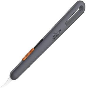 Slice 10596 Safety Seam Ripper With Manual Retraction, Safety Blade, Ambidextrous Tool, Replaceable Blade Lasts up to 11x Longer Than Metal - 1 Piece