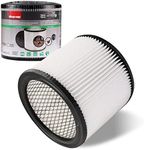 Shop-Vac 90304/90344 Replacement Cartridge Filter, Fits most Shop-Vac Dry Vacuums 5 Gallon and above, Original, Reusable, 1 Pack