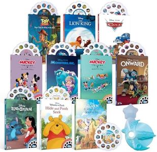 Moonlite Storytime Disney Megabundle with Mini Projector and 10 Classic Bedtime Stories, A Magical Way to Read Together, Digital Storybooks, Fun Sound Effects, Learning Gifts for Kids Ages 1 and Up