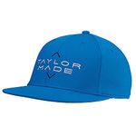 TaylorMade Lifestyle Flatbill Stretch Hat, Snapback, Royal