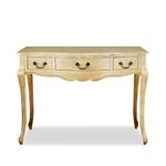 Juliette Dressing Table. Stunning Gold dressing table with 3 drawers. Hall Table