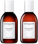 Sachajuan Scalp Shampoo and Conditioner Set with Heat Protectant - Removes Dandruff and Soothes Irritated Scalp - With Piroctone Olamine and Climbazole - Set of 2 (8.4 oz)