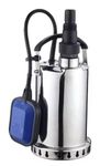 DAMOR Sewage Pump 1HP Stainless Steel Sewage Submersible Pump 10500Lph for Clean & Dirty Water with Automatic Float Switch 220 Volt 8.5Mtr Head