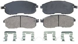 Wagner QuickStop ZD815A Ceramic Disc Pad Set Includes Pad Installation Hardware, Front