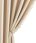 STITCHNEST Smooth Textured Velvet Curtains, Premium & Elegant Door Curtains with Tieback and Eyelets, Pack of 2 (Windows - 4 feet x 4 feet)