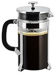 Coffee Maker French Press:[Double Filter - the Purest home-brewed coffee/tea] Gift 2 Free Bonus Screens [Premium Stainless Steel] [Thick Heat-resistant Glass Pot], 1 liter, 34 oz, 8-cup…