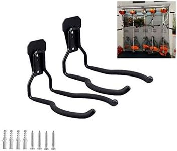 Garden Power Tool Hanger String Trimmer Hangers Garage Wall Hooks, Garage Power Tool Rack Holder, Wall Mount Garage Tool Storage Organizers Bicycle Hanger Utility Hooks (2 Pcs)