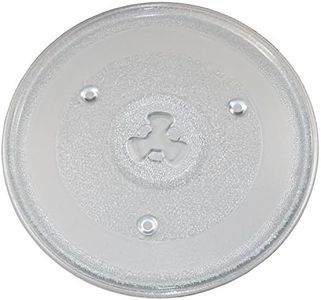 HQRP 10-1/2 inch Glass Turntable Tray Compatible with Hamilton Beach 252100500497 HB-P90D23 HB-P90D23A HBP90D23 HB-P90D23AL-DJ Microwave Oven Cooking Plate 270mm