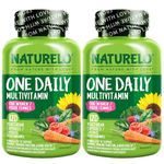 NATURELO One Daily Multivitamin for Women - Energy Support - Whole Food Supplement to Nourish Hair, Skin, Nails - Non-GMO - No Soy - Gluten Free - 240 Capsules | 8 Month Supply