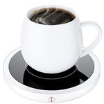 BTOYM Coffee Mug Warmer Smart Cup Warmer with 3 Temperature Settings Electric Beverage Warmer Plate Auto Shut Off, Coffee, Tea and Milk Warmer for Office Home Desk Use (Cup Not Included)