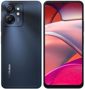 Blackview Color 8 Smartphone Libre, 16GB+256GB, 6.75" FHD+ 90Hz, Cámara 50MP+8MP, Batería 6000mAh, Tres Ranuras para Tarjetas, Teléfono Móvil Android 13, Altavoz Smart-K Box, GPS Negro