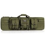 Savior Equipment American Classic Tactical Double Bag Firearm Transportation Case w/Backpack - 46 Inch Olive Drab Green