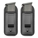 TACwolf IWB Waistband Pistol Handgun Magazine Holster Pouch for 9mm .40 .45 Fits 7 10 15 Round Single Double Stack Mags for Glock17 26 19 Sig Sauer S&W Springfield XD M1911 Ruger