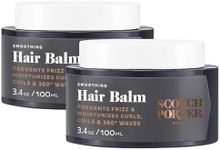 Scotch Porter Smoothing Hair Balm for Men | Instantly Controls, Moisturizes, Defines & Adds Shine | Non-Toxic Ingredients, Free of Parabens, Sulfates & Silicones | Vegan | 3.4oz – 2 Pack