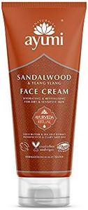 Ayumi Sandalwood & Cocoa Butter Face Cream. Vegan, Cruelty-Free, Dermatologically-Tested, 1 x 100ml