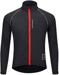 WOSAWE Men's Cycling Wind Jacket Reflective Ultralight WindbreakerWindproof Jacket