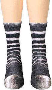 FreeNFond Funny Animal Paw Socks Gag Gifts for White Elephant Gift Exchange