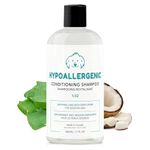 Hypoallergenic Dog Shampoo - Gentle and Soothing Formula for Sensitive & Itchy Skin - Ideal for Puppies, Dandruff, and Mange Treatment - Anti-Fungal & Dry Shampoo Formula, 500 ml