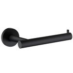 Toilet Paper Holder, Matte Black Toilet Paper Holder, SUS304 Stainless Steel Toilet Paper Holder Wall Mount, Bathroom Toilet Paper Holder Fits Mega Roll, Toilet Paper Roll Holder for Bathroom/Washroom