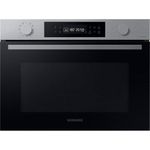 Samsung Compact Stove with Microwave NQ5B4553FBS/U1, 45 cm, 50 inches, WiFi Control, SmartThings Cooking, 20 Automatic Programmes, Stainless Steel