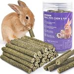 ERKOON 38 Pcs Timothy Grass Chew St