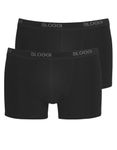 Sloggi Men's Basic Short 2p Boxer Briefs, Black, 32 Mens UK