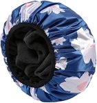 YIZIJIZI Terry Lined Shower Cap,Tri