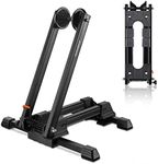 ROCKBROS Foldable Bike Stand Floor Alloy Bicyle Stand Folding Indoor Parking Wheel Holder Fit 20”-29”