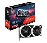 MSI Gaming pci_e_x16 AMD Radeon RX 6600 XT 128-bit 8GB GDDR6 DP/HDMI Dual Torx Fans FreeSync DirectX 12 VR Ready OC Graphics Card (RX 6600 XT MECH 2X 8G OC)