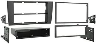 Metra 99-9105 2000-01 Audi A4 (Symphony Radio) in-Dash Receiver Mounting Installation Kit (Perfect for Single Din or Double Din Receivers)