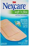 Nexcare Soft 'n Flex Strips 50mm x 101mm (Pack of 10)