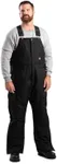 Berne Men's Icecap Insulated Bib Overalls, Large, Regular, Black