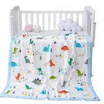 MOM CARE Muslin Swaddle Blanket for Newborn Baby Organic Cotton Muslin for Baby (White)(Pack of 1)