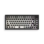 Akko 5075S Barebone Keyboard Kit, 75% Gasket Keyboard, DIY Gaming Keyboard Kit, Supports QMK/VIA Programmable with Button, Hotswap, South-Facing RGB Backlight for Win/Mac (US Layout, Black)