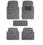 VOCADO PVC Quaity Car Anti Slip Noodle Floor/Foot Mats Set of 5 Grey for Ford Figo Type 1 (2010-2014)