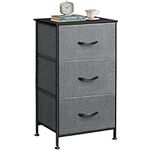 WLIVE Dresser with 3 Drawers, Fabri