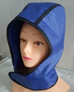 X-ray Protection Lead Cap Hood with Thyroid Shield,Radiation Safety Leaded Protector Hat, for X-Ray MRI CT, 0.5mm Pb Blue