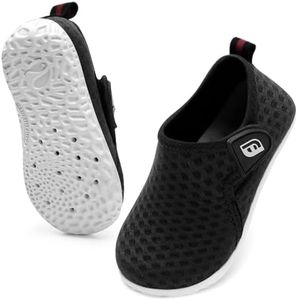 Kids Water Shoes Quick Dry Non-Slip Toddler Water Sports Sneakers for Baby Black 2.5-3 Years Toddler