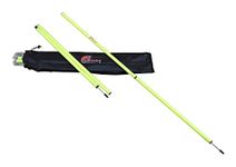 Sahni Sports Football Slalom Poles with Carry Bag, 5 feet (4 Poles, Yellow)