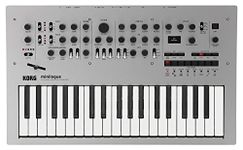 Korg minilogue 37-key Polyphonic Analog Synthesizer w/ 16-step Sequencer, 4 Voices and OLED Oscilloscope (MINILOGUE)