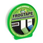 FrogTape 1358463 Multi-Surface Painting Tape, Green, 0.94-Inch x 60-Yard Roll