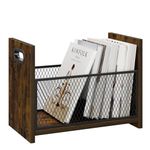 GTCJION Magazine Rack, Large Magazine Holder for Desktop and Home Office, Magazine Rack Floor, Magazine File Holder Storage Basket for Letters, Magazines, Books, Newspapers 15.35"L x 8.7"W x 11.8"H