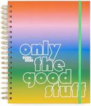 ban.do Daily Planner 2024-25, Large Weekly Planner Dated August 2024 - December 2025, Hardcover Spiral Planner with Monthly Calendar, Stickers, & Pockets (Only the Good Stuff)