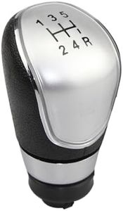 MAX COOL 5-Speed Manual Gear Shift Knob Replacement Silver Suitable for Ford Fiesta MK2 C-max 2008-2013