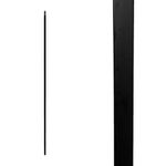 Iron Stair Balusters 1/2" Square x 44" Long, Classic, Hollow, Black Powder Coated - 30pcs - (Satin Black) - DH-01