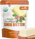 Naturise - African Shea Butter Raw Organic, Pure Shea Butter Raw Organic for Skin and Hair, Shea African Butter Skin Moisturizer, Raw Shea Butter Without Artificial Fillers & GMOs, 1 lb