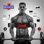 Diablo Arm Blaster Padded Straps Heavy Duty (RED)