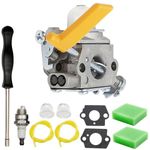 Hoypeyfiy CS26 Carburetor Replacement for Ryobi SS26 SS30 CS30 25cc 26cc 30cc Trimmer Blower Weeder Part C1U-H60 Replacement for Homelite String Trimmer UT20002 Replaces 308054043 308054013