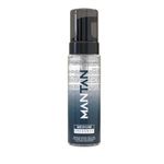 MANTAN Clear Tanning Mousse - Invisible Fake Tan For Men in Credence Fragrance - Medium Shade, Clear Application Self Tanner