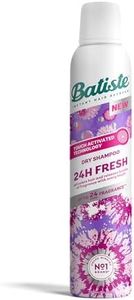 Batiste Dry Shampoo, 24H Fresh Waterless Shampoo, No Rinse Shampoo Hair Spray with Refreshing Fragrance, Touch Activated Dry Shampoo Spray, Vegan Friendly & Invisible, by Batiste Hair Care – 200ml
